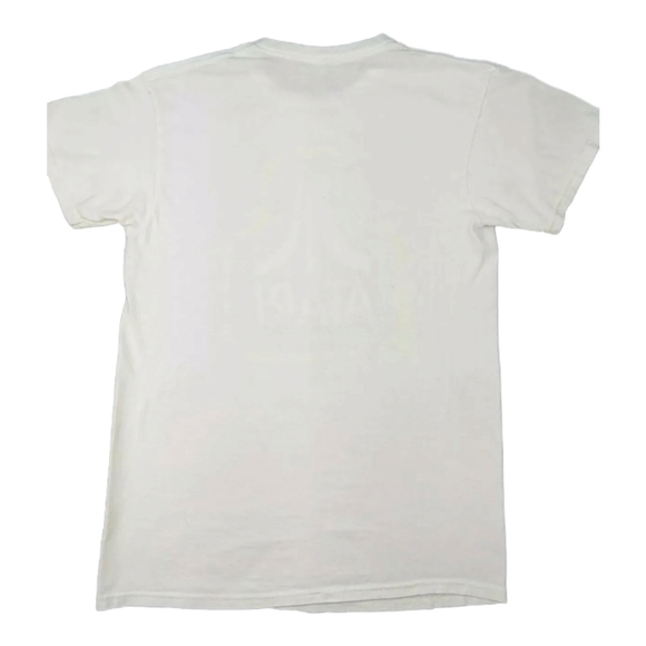 Atari Logo Gamer Graphic Tee Shirt Men's Size Small White Retro Arcade T-Shirt - Picture 3 of 5
